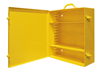 534AV-50 - 15 in. x 5-9/16 in. x 16-5/32 in. Yellow 2-Shelf Spill Control Cabinet 