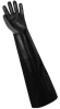 726R-10(XL) - X-Large (10) Black Premium Double-Dipped Shoulder Length PVC Gloves