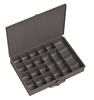 227-95 - 13-3/8 in. x 9-1/4 in. x 2 in. Gray Steel Compartment Box with 17 Small Openings (6/Pk)