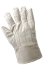 C18BT - One Size Natural Economy Hot Mill Double Palm Cotton Gloves