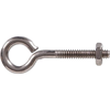 HI 320764 - 5/16-18 x 3.25 in. Stainless Steel Eye Bolt with Hex Nut