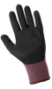 500NFTD-7(S) - Small (7) Gray/Black Dotted New Foam Technology Coated Gloves