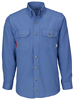 ISH65DH08-MD - Medium Blue 6.5 oz. Westex DH Long Sleeve Shirt