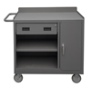 2212A-LU-95 - 18-1/4 in. x 42-1/8 in. x 36-3/8 in. Gray Adjustable 1-Shelf Locking Mobile Bench Cabinet 