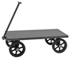 5WT-3060-12MR-95 - 30 in. x 62-1/4 in. x 43-1/8 in. Gray Rigid 5th Wheel Platform Truck  with Handle