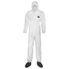 CTL414-LG - Large White MicroMax NS Coverall With Hood & Boots(25 per Case) 