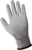 PUG-611-8(M) - Medium (8) Salt and Pepper Poly Coated Cut Resistant Gloves