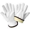 3200GINT-8(M) - Medium (8) White Premium Insulated Goatskin Gloves