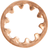 37NLETI - 3/8 in. Silicon Bronze External Tooth Lock Washer