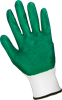 550-7(S) - Small (7) Greeen/White Solid Nitrile Dipped Nylon Gloves
