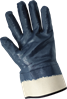 617-10(XL) - X-Large (10) Natural/Blue Solid Nitrile Fully Dipped Gloves