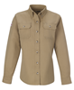 ISHW65DH20-MD - Medium Khaki Women's Button-Down FR Shirt
