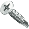 121PHFLHSDS410 - #12 x 1 in. 410 Stainless Steel Phillips Flat Head Self-Drilling Screw