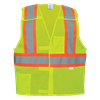 GLO-002BA-L-XL - Large/X-Large Hi-Vis Yellow/Green Breakaway Safety Vest