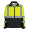 GLO-SJ1-3XL - 3X-Large Hi-Vis Yellow/Green Premium Fleece Lined Softshell Jacket