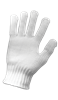 N960-7(S) - Small (7) White Heavyweight Nylon Knit Gloves