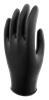 908BPF-M - Medium Black Premium Powder-Free Nitrile Disposable Gloves