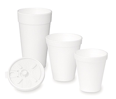 310-4-07W - 16 oz. White Styrofoam Beverage Cups