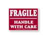 170-5-23 - 4 in. x 3 in. Red Fragile Handle with Care International Handling Label