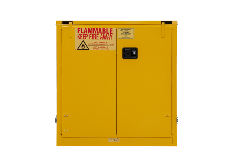 1030S-50 - 43 in. x 18 in. x 45-3/8 in. Yellow 30 Gallon 2-Door Self-Close Flammable Storage Cabinet
