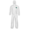 COL428-LG - Large White MicroMax NS Cool Suit Coverall with Hood (25 per Case) 