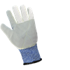 CR900LF-7(S) - Small (7) Blue/White Cowhide Leather Palm Cut Resistant Gloves