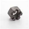 71614SNPL - 7/16-14 in. Plain Finish Slotted Hex Nut