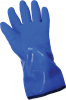 8490-9(L) - Large (9) Blue/Yellow Premium Super Flexible Waterproof Triple-Dipped  Gloves