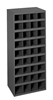 358-95 - 17-7/8 in. x 12 in. x 42 in. Gray  Bins Cabinet with 36 Openings