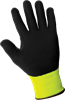 CR18NFT-R-8(M) - Medium (8) Hi-Vis Yellow/Green Cut Resistant Coated Gloves with Reinforced Thumb Crotch