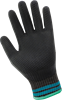 355KV-10(XL) - X-Large (10) Black Aramid Fiber Palm Dipped Rubber Gloves
