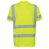 GLO-205-2XL - 2X-Large Hi-Vis Yellow/Green Stretch Short Sleeved Shirt