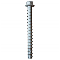 THD37400H4SS - 3/8 x 4 in. Type 304 Stainless Steel Heavy Duty Screw Anchor