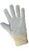 2300KW-7(S) - Small (7) Beige/Gray Economy Split Cowhide Leather Palm Gloves