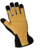 AC2008SC-10(XL) - X-Large (10) Black/Yellow Grain Goatskin Cut and Hypodermic Needle Resistant Gloves