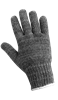 S55G - Men's Gray String Knit Gloves