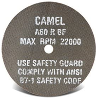 CGW 35507 - 4 in. x 1/32 in. x 3/8 in. Type 1 A60R Grit Aluminum Oxide Abrasive Cutoff Wheel