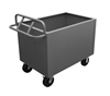 4STE-SM-3060-95 - 30-1/4 in. x 66-1/8 in. x 34-5/8 in. Gray 4-Sided Solid Mobile Box Truck with Ergonomic Handle
