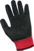 300RV-8(M) - Medium (8) Red/Black Rubber Palm Dipped Gloves