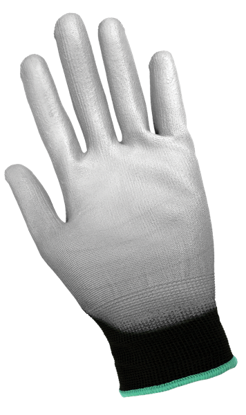 PUG-10-11(2XL) - 2X-Large (11) Black/Gray Economy Polyurethane Coated Gloves