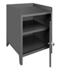 3010-95 -  24 in. x 24 in. x 35-1/2 in. Gray 16 Gauge Steel With 1-Shelf Table Height Storage Cabinet 