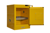 1004S-50 - 17-3/8 in. x 18-1/8 in. x 23-3/8 in. Yellow 4 Gallon Self-Close Flammable Storage Cabinet
