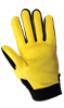 SG7700IN-8(M) - Medium (8) Black/Gold Insulated Genuine Deerskin Leather Gloves