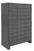 025-95 - 34 in. x 12-1/4 in. x 47-5/16 in. Gray Large 60-Drawers Cabinet With Base 