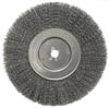 01228 - 10 in. 0.006 in. Steel Fill 3/4 in. Arbor Hole Narrow Face Crimped Wire Wheel