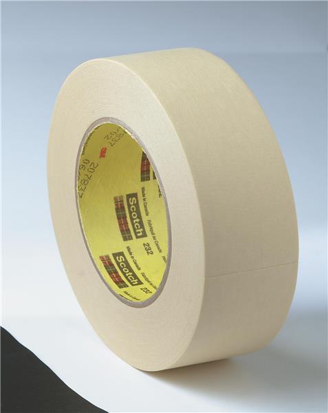 021200-02855 - 36 mm x 55 m 6.3 mil, 3M High Performance Masking Tape 232 Tan, 24 per case Bulk