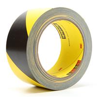 021200-04585 - 2 Inch x 36 Yard 5.4 mil, 3M Safety Stripe Tape 5702 Black/Yellow, 24 per case Bulk