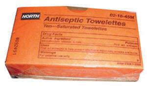 021635MD - 8 x 5 Inch Antimicrobial Antiseptic Wipes/Towelettes 10 per Unit