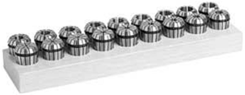 04204MS - 15 Piece, 2 - 16mm by 1mm, ER25 Metric Collet Set