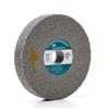 048011-05132 - 6 Inch x 1 Inch Fine Grade Gray Silicon Carbide 1 inch Center Hole Scotch-Brite Convolute Hard Deburring Wheel  XL-WL